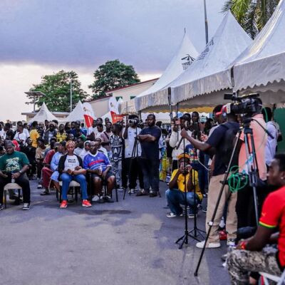 The Farmers Day and World Cup Draw experience at the Accra sports Stadium. Brought to you by the (2)